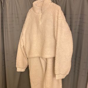 Fashion Nova Sherpa Two Piece Set